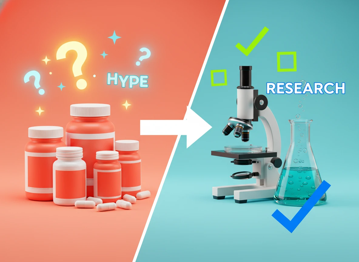 Comparison of hyped fat-burning supplements versus research-backed weight loss supplements for women